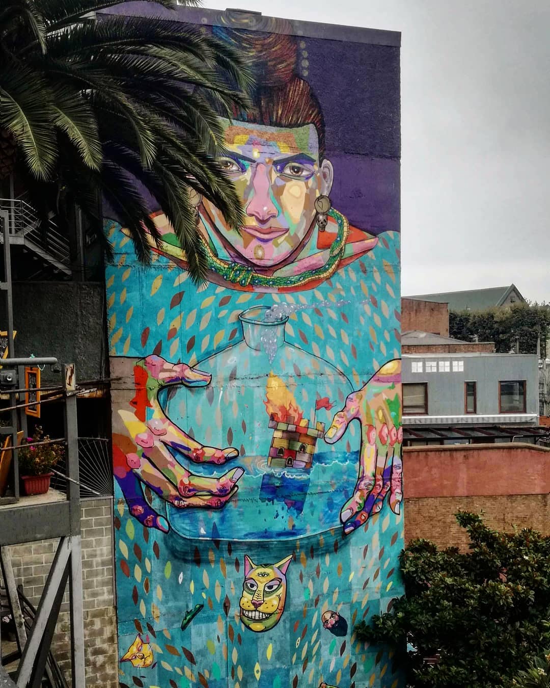Valparaiso - Fresque Street Art 2